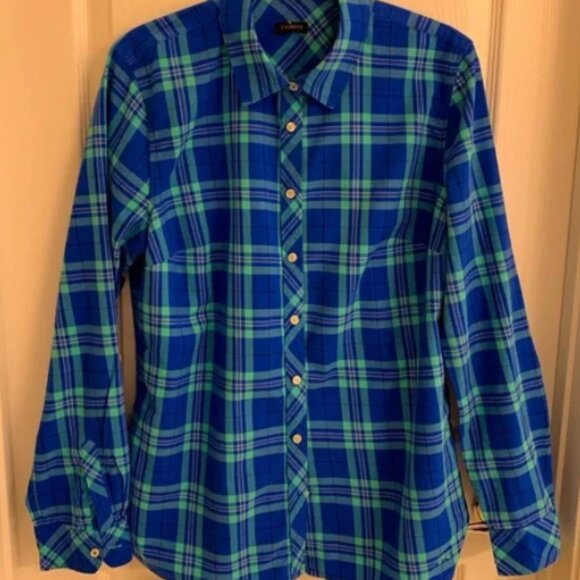 Talbots Tops - Talbot's Plaid Button Down